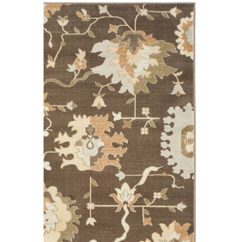 Tapis brun / ivoire Albina, Rectangle 8 pi x 10 pi