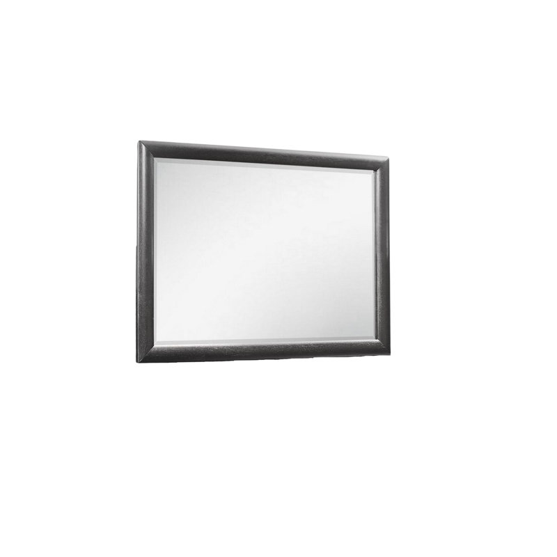 Miroir biseauté pour commode, Blanc