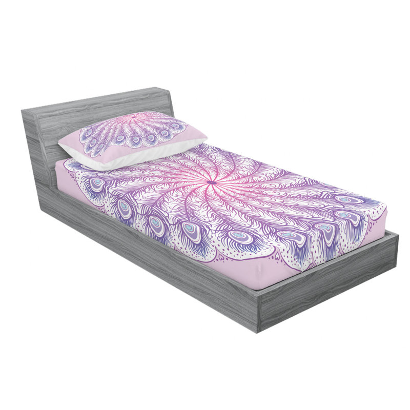 Ensemble de draps en micro-fibre, Ensemble de draps pour grand lit + un drap-housse , Rose