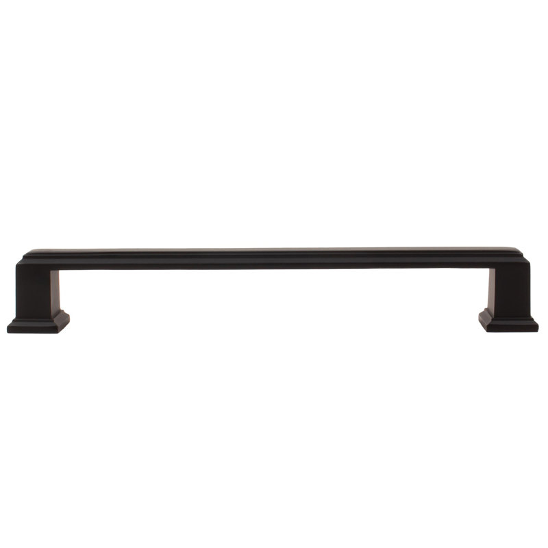 Poignée barre 6 5/16 po Cabinet, Noir mat