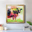 Sainte vache! - Peinture sur toile encadrée-581871141-581871140