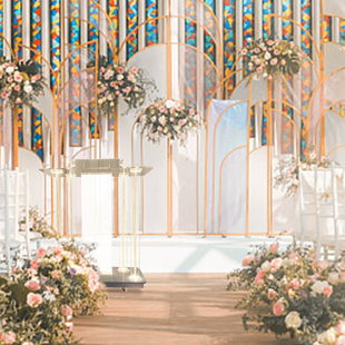 Illuminated Acrylic Podium with LED Lights, Thickened Base, 4 Wheels & Movable Bookshelf - Transparent Modern Lectern for Churches, Weddings, and Press Conferences