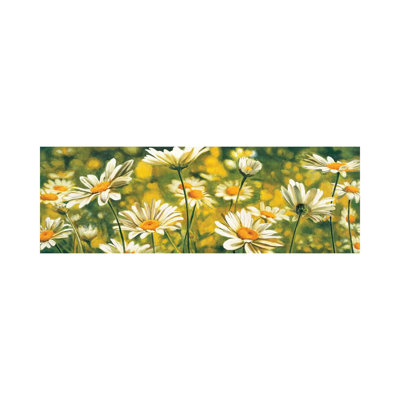 Mélodie De Marguerites by Pierre Viollet - Wrapped Canvas Panoramic Print