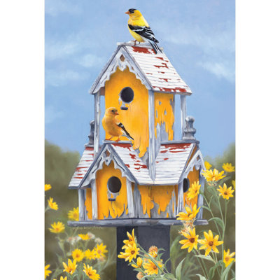 Frenchboro Garden Flag House-Hunting Polyester 13x18