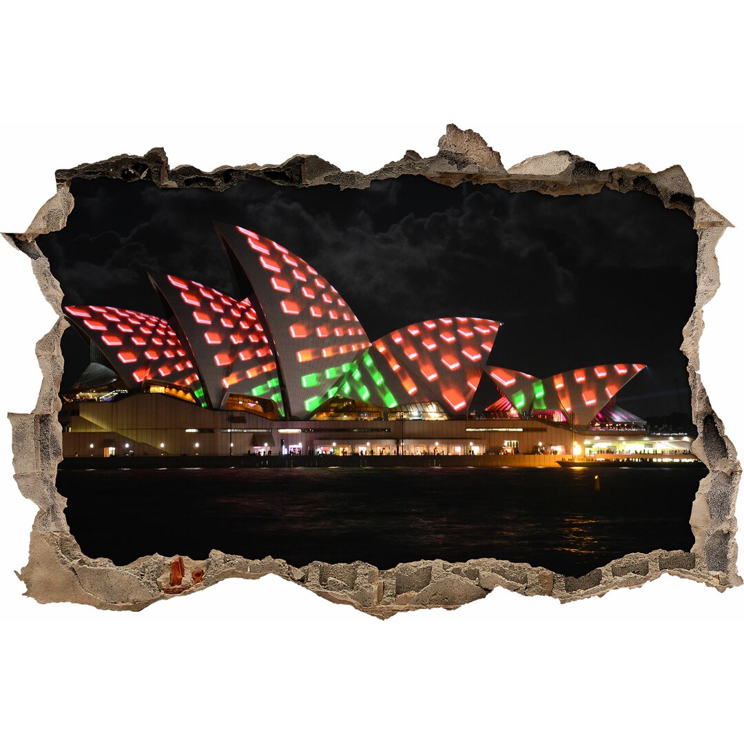 Wandtattoo Leuchtendes Sydney Opera House