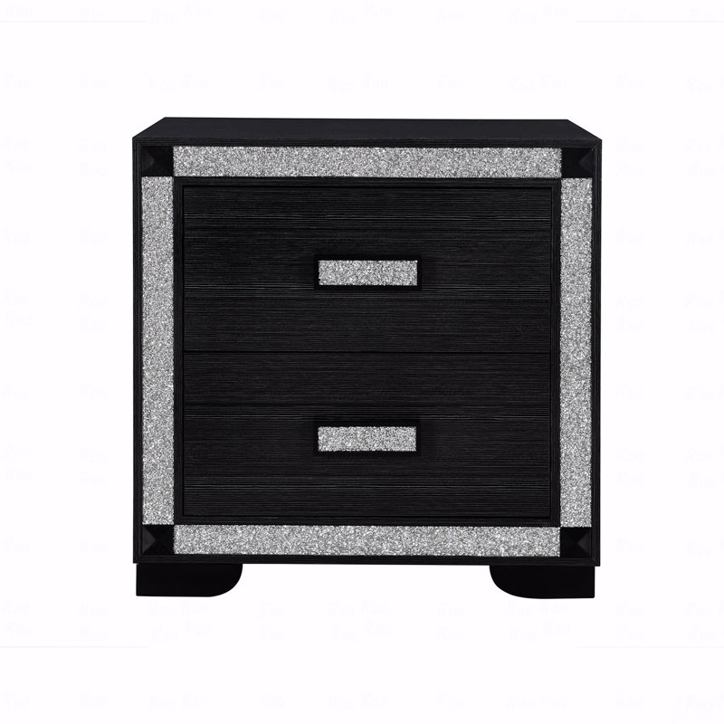 Charcoal Nightstand
