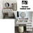Makeup Vanity with Light mirror,5 drawers