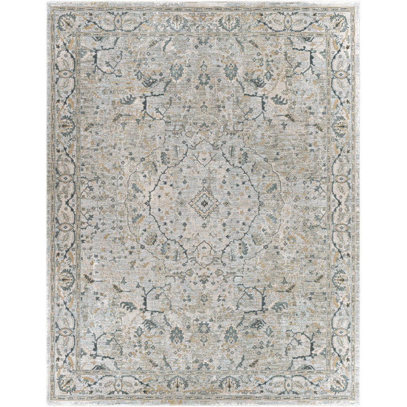 Tapis oriental gris Haddad, Rectangle 12 pi x 15 pi