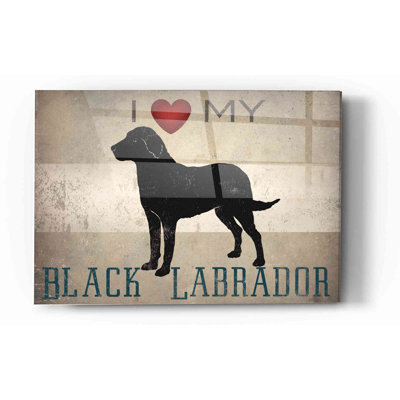 «Labrador Love I» par Ryan Fowler - impression sans cadre