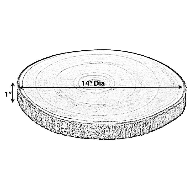 Luong Solid Wood Tray - Set of 4, 1" H x 14" W x 14" L