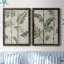 Modern Fronds II - ensemble de 2 peintures sur toile encadrées-384959701-384959706