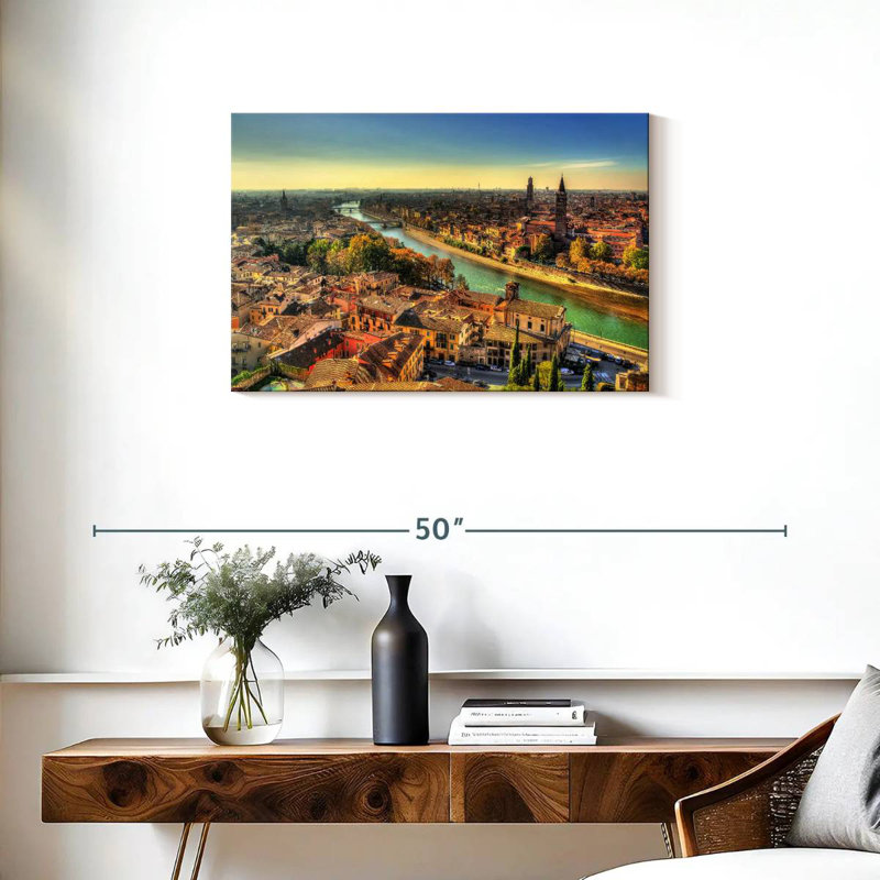Paysage urbain Sirpi Verona, H 20 po x l 30 po