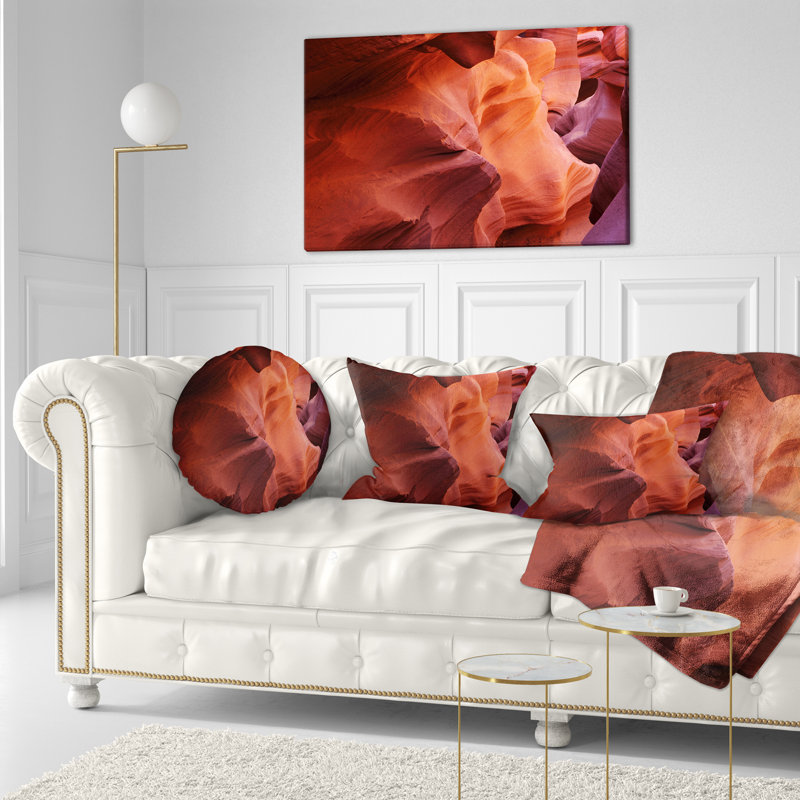 Coussin lombaire à paysage magique Canyon Antelope