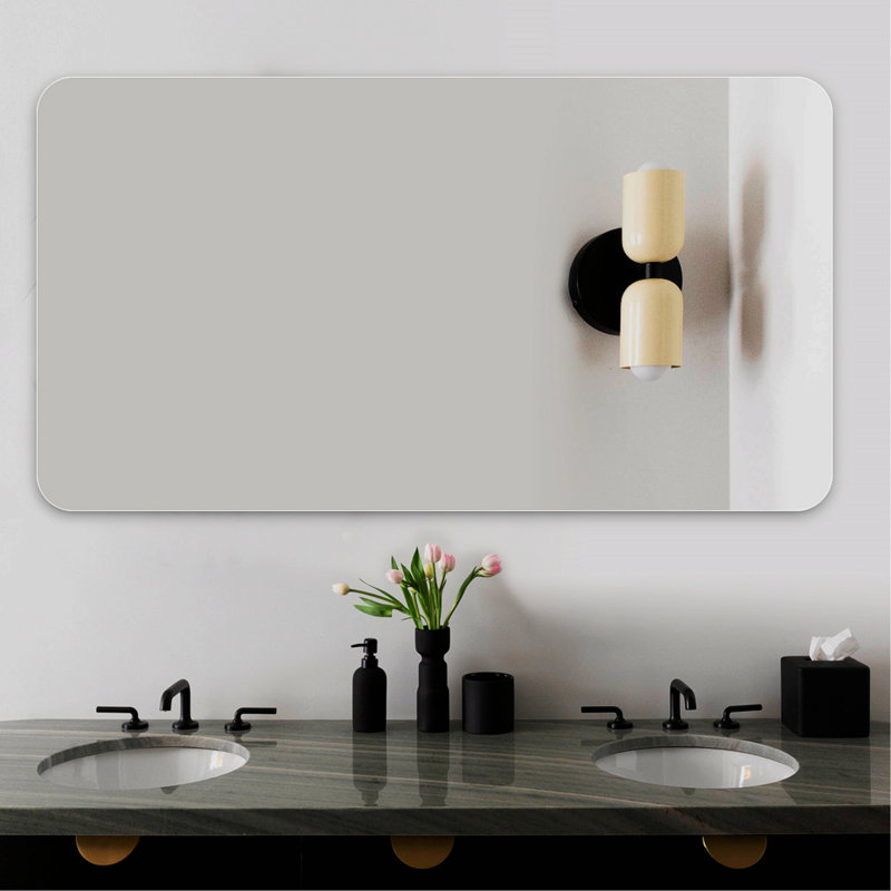 Miroir de salle de bain, miroir mural pour salle de bain