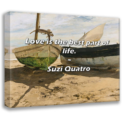 Citation de Suzi Quatro: L'amour est la meilleure partie de la vie.