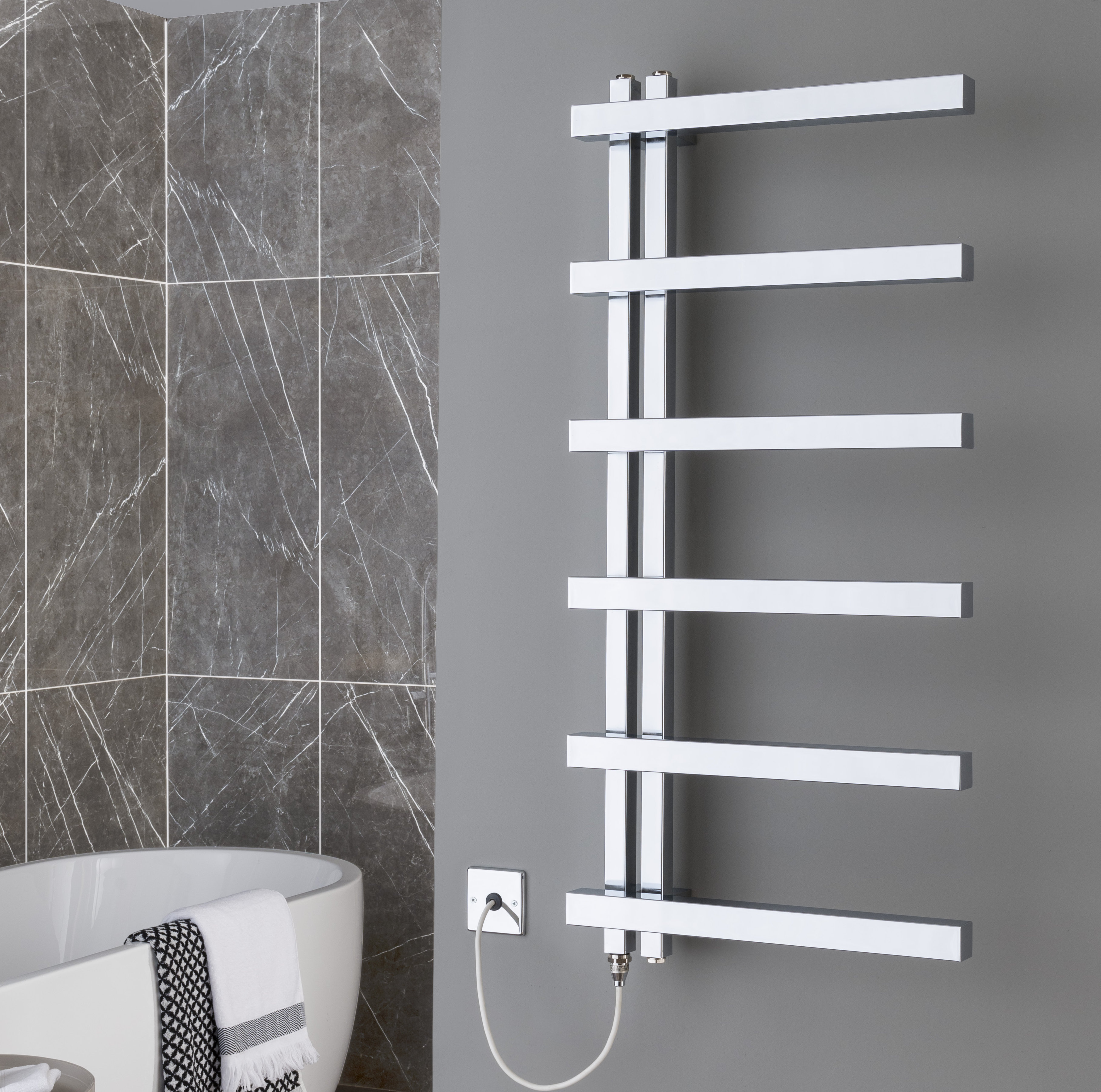 Amiya Contemporary Rail Heated Towel Rails