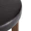 Grand repose-pieds rond, base en similicuir, repose-pieds moderne pour la maison-613328718