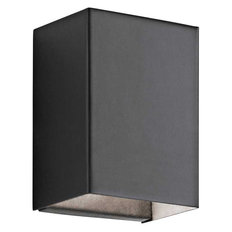 Dace LED Wall Light, Textured Black
