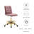 Modway Prim Armless Performance Velvet Drafting Chair-317570408