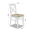 Bayou 50cm H Upholstered Cross Back Side Chair-17222738