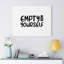 Empty Yourself Christian - Wrapped Canvas Print-1161592478