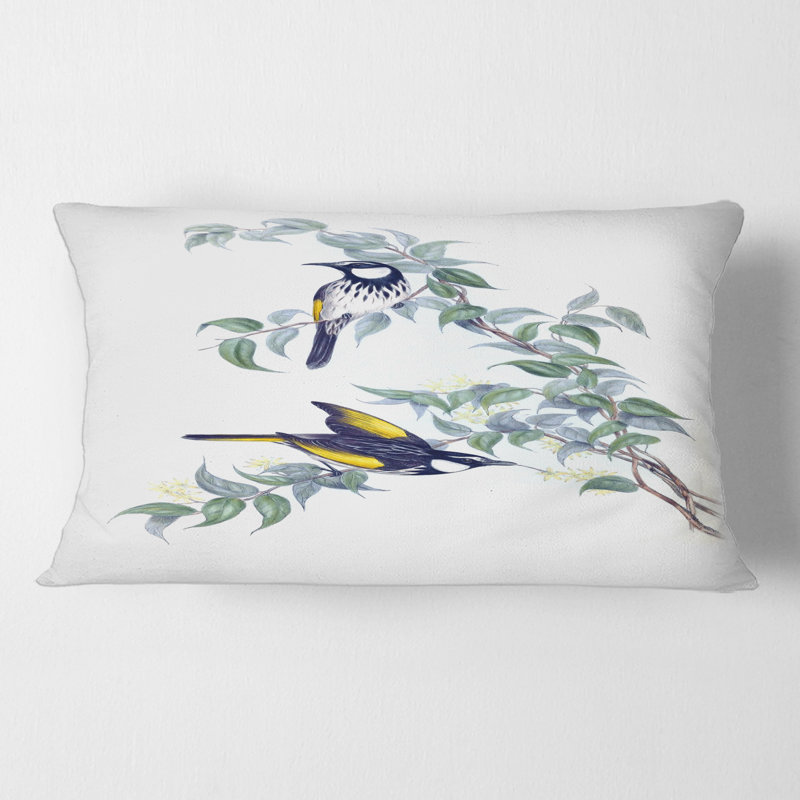 Housse et insert de coussin australien Birds on a Branch