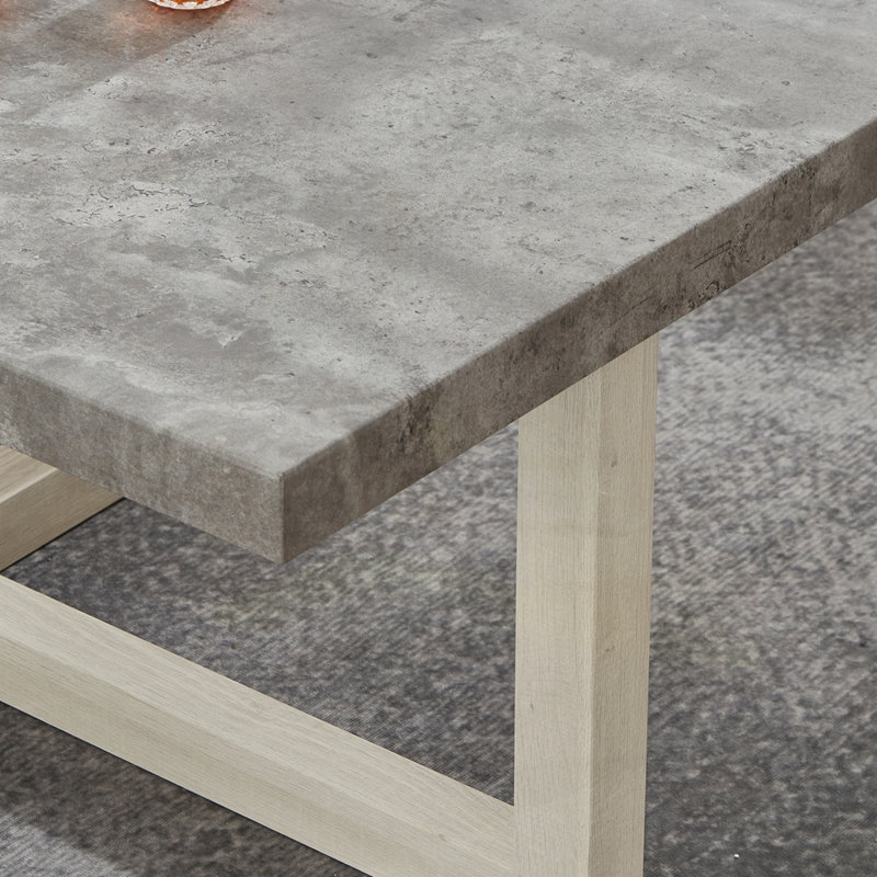 Table de bout contemporaine, Imitation béton