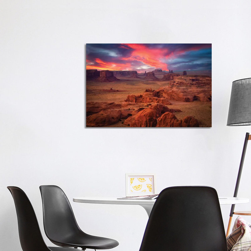 Hunts Mesa by Michael Zheng - Print on Canvas, Wrapped Canvas, 66.04cm H x 101.6cm W x 1.91cm D