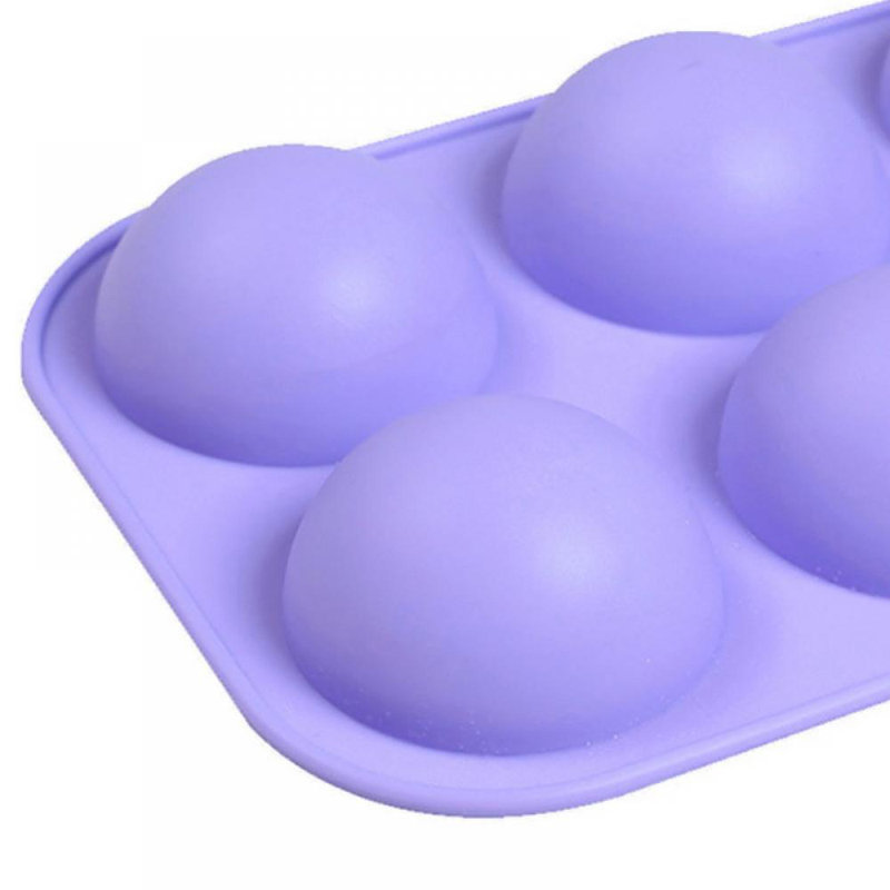 Moule à gâteau en silicone antiadhésif 6 tasses Norbi, Violet