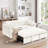 Foldable large size sofa bed, modern velvet double sofa, sofa bed with adjustable back, storage bag and pillow, suitable for living room, bedroom-1933078348