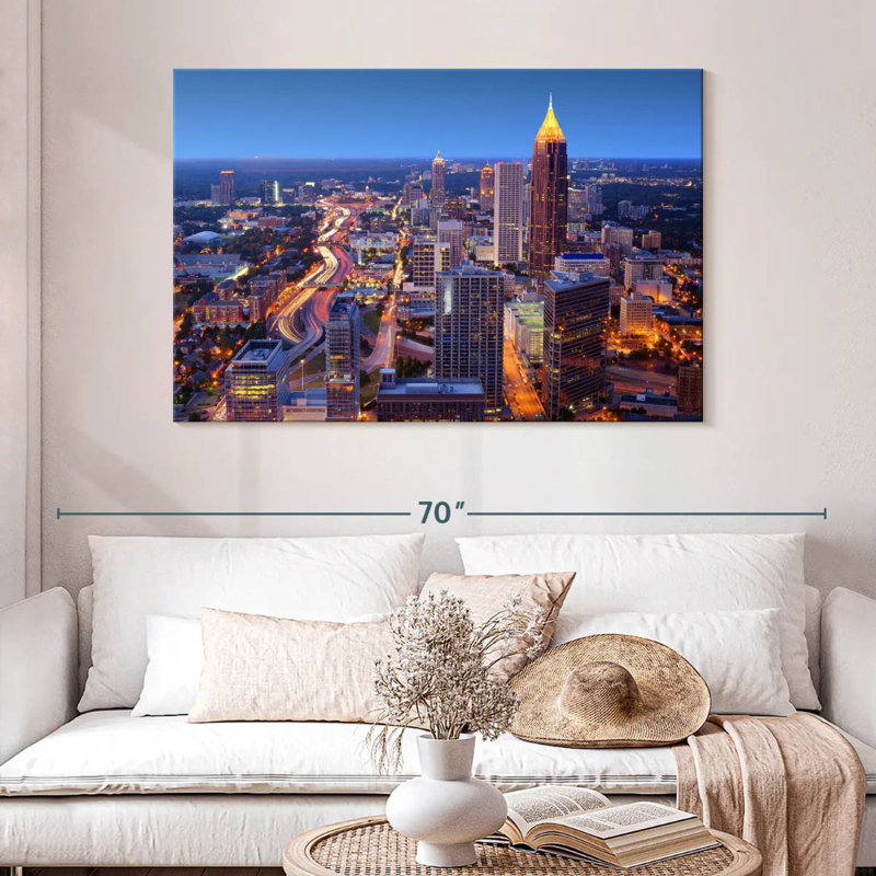 Sirci Atlanta Nightscape, H 32 po x l 48 po