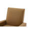 Fauteuil inclinable à pression manuel avec revêtement en similicuir et pieds en bois de noyer-1770108936