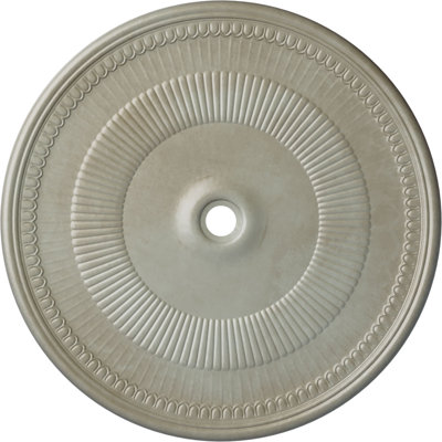 Médaillon de plafond Endurathane Nevio, P 51 1/8 po x P 3 5/8 po x P 1 1/2 po (convient aux auvents jusqu'à 4 3/4 po), fini désert Gobi peint à la main