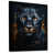 Black Floater Frameed Canvas