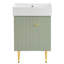 Meuble-lavabo moderne avec rangement spacieux et design élégant-114225340