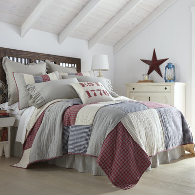Hatteras Cotton Blend Patchwork Quilt