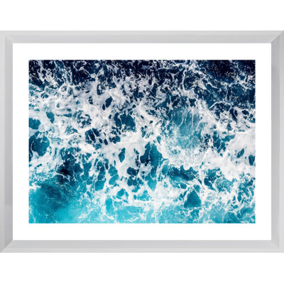 Aqua 1 - Single Picture Frame Print