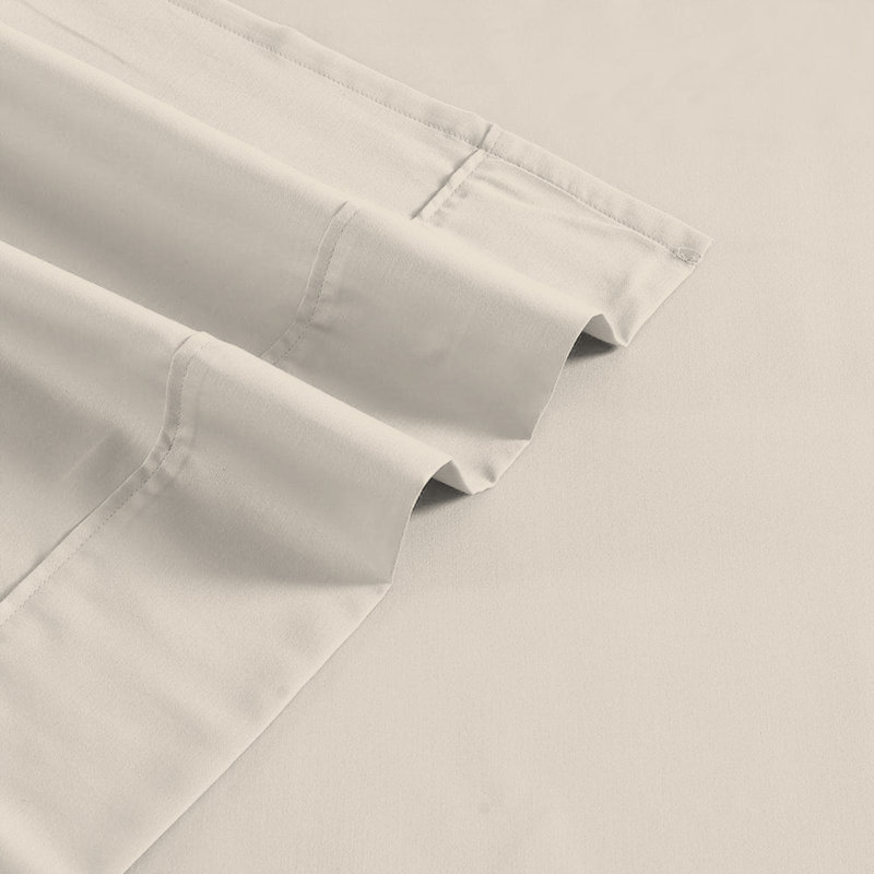 Taies d'oreiller 100% coton 400TC Ultimate Percale, Standard, Ivoire