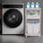Plastic Rolling Laundry Basket with Handles-1647526361