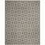 Tapis d'intérieur / extérieur gris à motif géométrique Clariandra-19818716