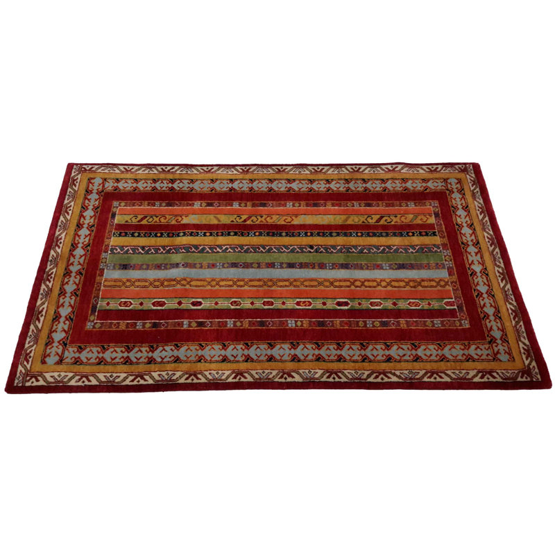 Pranil Wool and Cotton Oriental Indoor Rug