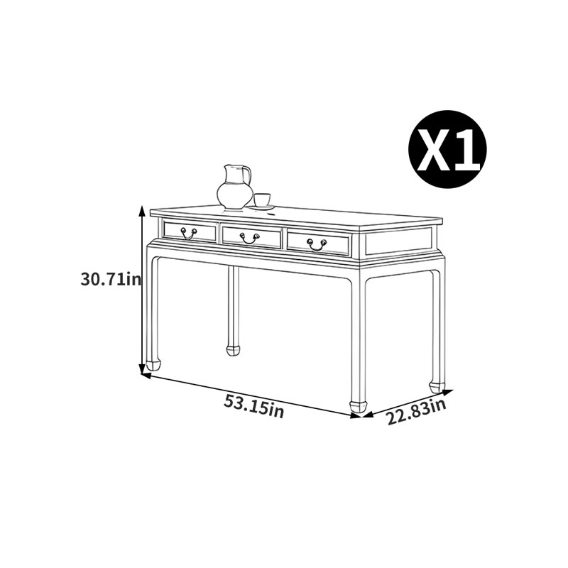 Nouveau bureau de luxe rétro de style chinois