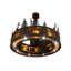 Elk At Dusk Downrod Ceiling Fan