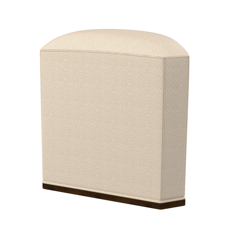 Repose-pieds Quinn, Noyer américain, Filigrane ivoire 100% polyester