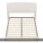 Upholstered Queen Bed Frame With Wingback Headboard, Low Profile Platform Bed With Padded Headboard, No Box Spring Needed, Easy Assembly, Elegant Linen Fabric, Beige-2111353963