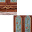 Armoire à chaussures peinte de style américain