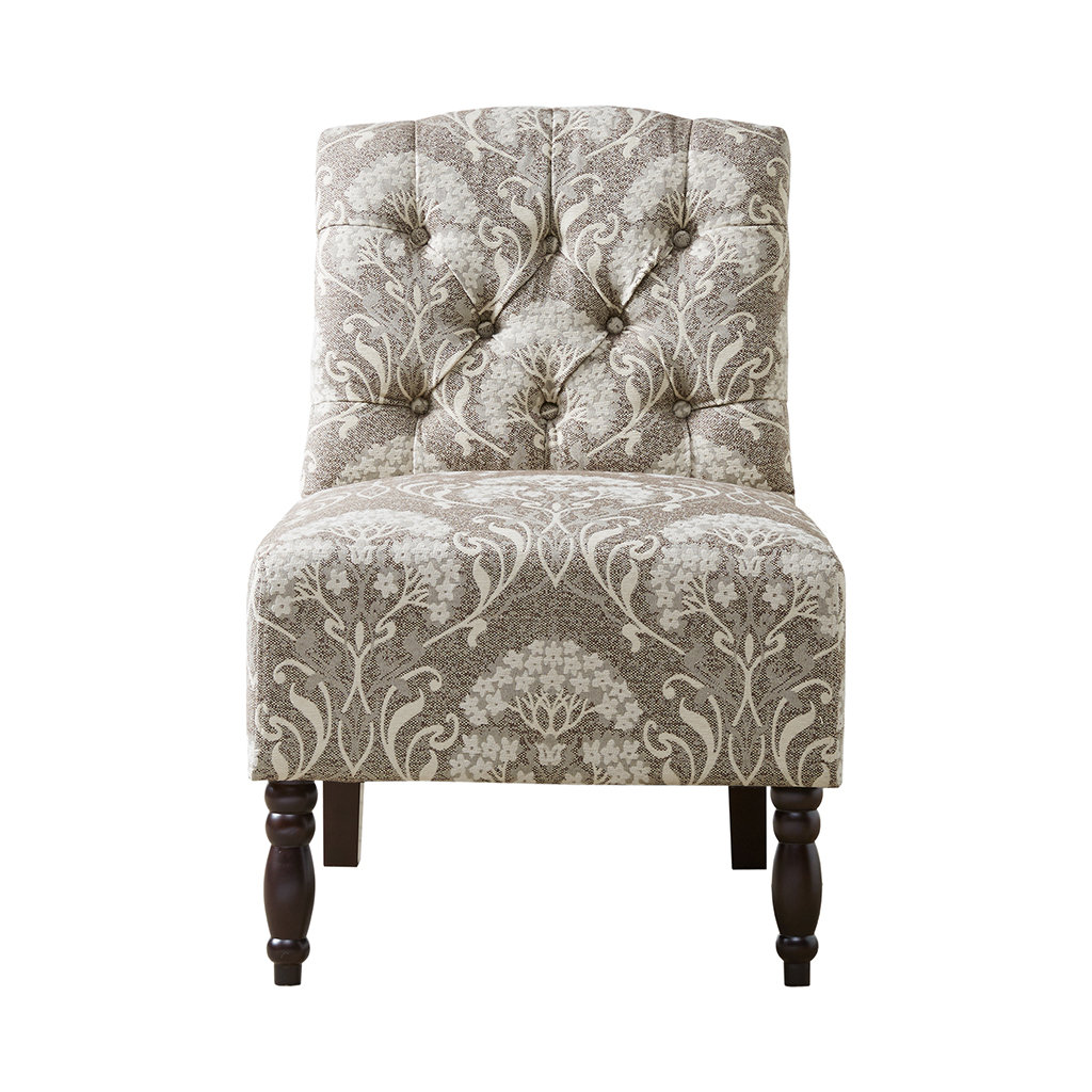 Alcott Hill® Glenda Elegant Tufted Armless Accent Chair | Wayfair