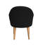 50cm H Polyester Blend Upholstered Slat Back Armchair-869034166
