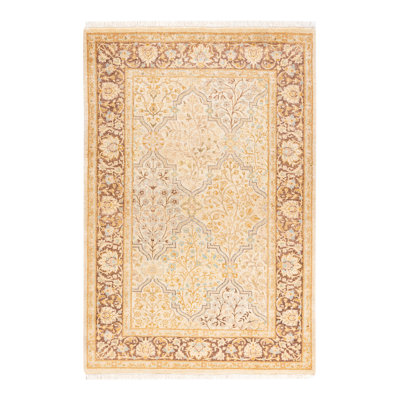 Classic One-of-a-Kind 3' 3" X 4' 9" Hand Knotted Area Rug