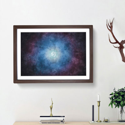 Moon in the Sky - Picture Frame Painting Print